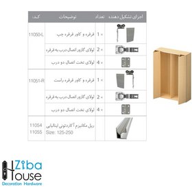 تصویر مکانیزم آکاردئونی ایتالیایی ملونی Melloni 