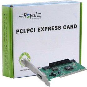 تصویر کارت 3.SATA 1.IDE PCI ROYAL- کد 550 