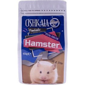 تصویر غذای همستر اوشکایا مدل Hamster وزن 450 گرم 