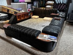 تصویر تخت خواب اپشنال جزیره فول پک سایز ۱۶۰ در ۲۰۰ با یخچال 