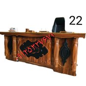 تصویر میز مدیریت تارا ابعاد ۱۴۰ رنگ های مختلف 