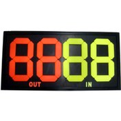 تصویر تابلو تعویض فوتبال سایز بزرگ مدل X70 