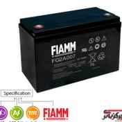 تصویر باتری یو پی اس 12 ولت 100 آمپر فیام FIAMM 12FLB400 VRLA Battery