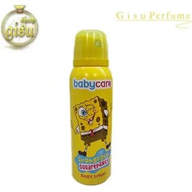 تصویر اسپری بدن بچگانه بیبی کرSpongeBob-حجم 125میل Baby Care Perfumed Body Spray SpongeBob for Kids 125ml