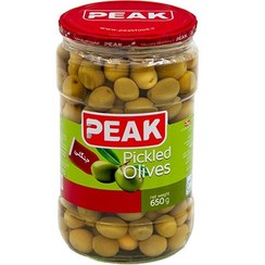 تصویر کنسرو زیتون سبز جنگلی پیک (650 گرم) 