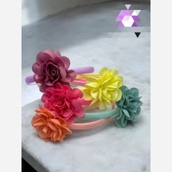 تصویر تل دخترانه نشکن گلدار 