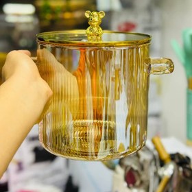 تصویر قابلمه شامپاین تدی سایز بزرگ،حجم2/6لیتر Teddy Champagne Pot Large Size, Volume 2.6 Liter