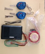 تصویر دزدگیر موتور سیکلت برندفیلیپس درجه یک استارت دار.دارای۲عددسویچ ریموت خام 