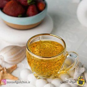 تصویر فنجان بلینک مکس مدل سلتیک لب طلا مدل 126 (6 عددی) لیمون