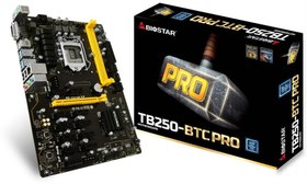 تصویر مادربرد BIOSTAR TB250-BTC PRO (استوک) 