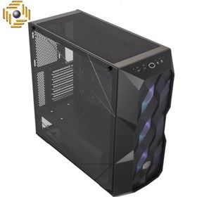 تصویر کیس کامپیوتر کولرمستر مدل MASTERBOX TD500 MESH WHITE CoolerMaster MASTERBOX TD500 MESH WHITE Tempered Glass Computer CASE