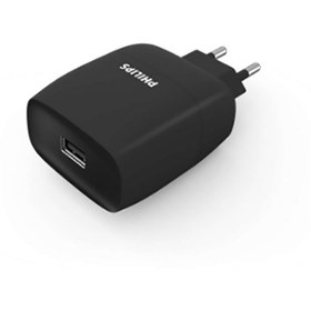 تصویر شارژر دیواری تک پورت فیلیپس مدل Philips DLP2310 UB Philips DLP2310 UB single port wall charger