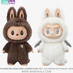 تصویر پکیج کادویی عروسک لبوبو آنجل و زیمومو اصل 40 سانتیمتر 