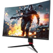 تصویر مانیتور گیمینگ خمیده جی پلاس مدل GGM-K349QN سایز ۳۴ اینچ UWQHD ۱ میلی‌ثانیه ۱۶۵ هرتز 
