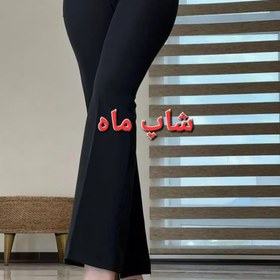 تصویر شلوار مازراتی زنانه گرم بالا حیب دار راسته و دمپاگشاد 