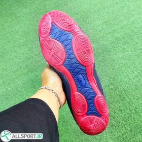 تصویر کفش کشتی طرح اصلی اسیکس Acics fighting shoes Navy Blue Red 