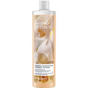 تصویر ژل دوش کرمی لوکس آون Avon مدل Senses Simply حجم 500ml کد 69158 