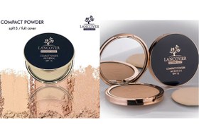 تصویر پنکک پودری مات و مخملی لنکاور با اس پی اف 15 - LC306 Lancover Mineral Compact Powder SPF 15