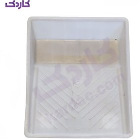 تصویر سینی غلطک رنگ بزرگ مدل سفید white Paint Tray - big