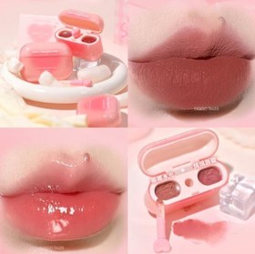 تصویر رژلب و بالم لب ایرپادی کره ای ملوندو - نود Pirozh airpodi milundo