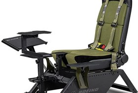 تصویر صندلی گیمینگ Next Level Racing Flight Simulator Boeing Military Edition 
