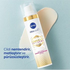 تصویر لوسیون و کرم زنانه رنگارنگ برند Nivea W2JF48Z8 Luminous 630 Leke Karşıtı Gündüz Bakım Kremi 40 Ml