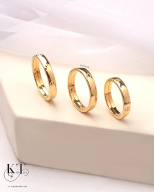 تصویر انگشتر طلا مدل لاو 