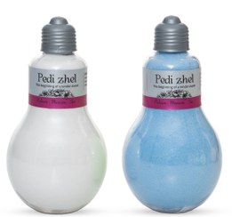 تصویر پدی ژل 800 گرمی با حلال بی بی بمب /آبرسان و نرم کننده برای رفع خشکی پا - آبی 