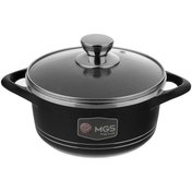 تصویر قابلمه چدن تکی طرح ایتالیا MGS در سایز های مختلف 