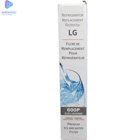 تصویر فیلتر یخچال ال جی مدل LT600P سر نازک ا LG LT600P Refrigerator Water Filter LG LT600P Refrigerator Water Filter