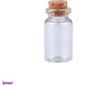 تصویر بطری دکوری طرح استوانه کد 0833 بسته 6 عددی 