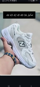 تصویر کتونی نیوبالانس ویتنام مدل۵۳۰ - سفید.نقره ای.مشکی NEWBALANCE530