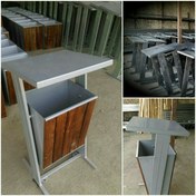 تصویر سطل زباله پارکی 