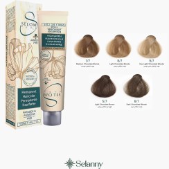 تصویر رنگ مو سلوم سری شکلاتی 