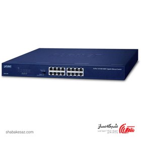 تصویر سوئیچ 16 پورت پلنت GSW-1601 Planet 16-Port 10/100/1000 GSW-1601 Switch