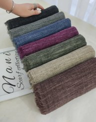 تصویر شال کنفی سنگشور - شکلاتی 