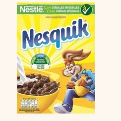 تصویر کورن فلکس توپی شکلاتی نسکوییک نستله 375 گرم nesquik غلات صبحانه نستله