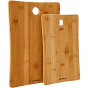 تصویر ست تخته گوشت 2 تایی بامبو Karaca Bamboo B3064 Karaca Bamboo 2li Bambu Kesme Tahtası B3064