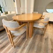 تصویر میز ناهار خوری مدل میلو از MDF 