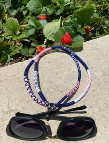 تصویر بند عینک‌ دستساز زنانه و‌مردانه Handmade glasses strap