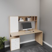 تصویر میز تحریر دکو سرو مدل الوند با کلاف MDF سایز ۱۵۰ در ۶۵ 