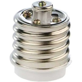 تصویر تبدیل سرپیچ لامپ E40 به E27 فلزی - کد 3122011227 