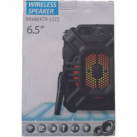 تصویر اسپیکر قابل حمل مدل KTX 1222 wireless KTX 1222