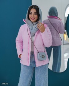 تصویر کاپشن مدل آرمیس - آبی روشن / ۳۶ دور سینه ۹۸ 