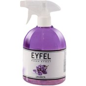 تصویر اسپری خوشبو کننده هوا ایفل با رایحه لوندر حجم 500 میلی لیتر Eyfel air freshener spray with lavender scent 500ml