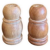 تصویر نمکدان چوبی مدل عروسکی 