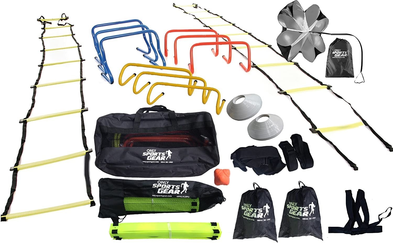 خرید و قیمت ست لوازم تمرین ورزشی و تناسب اندام برای سرعت و چابکی ا Sports  Exercise & Fitness Equipment Speed & Agility Training Kit Combo Set