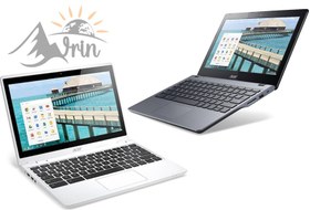 تصویر لپ‌تاپ کروم‌بوک ACER مدل C720 | لمسی | Ram: 4 GB| SSD:16 GB - White Acer Chromebook Laptop- C720 | Touch