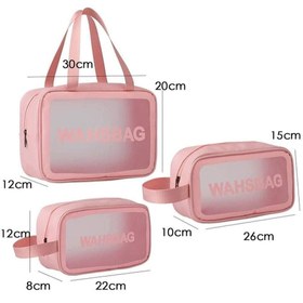 تصویر واش بگ کوچک مدل کیفی اورجینال Washbag makeup bag Washbag makeup bag