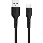 تصویر کابل تبدیل USB به تیپ سی مدل D42T (مشکی) 